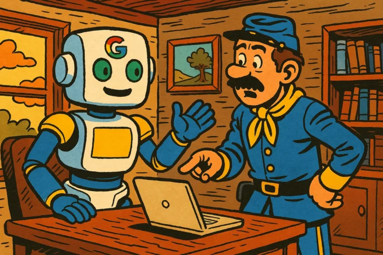 Robot google et la cavalerie