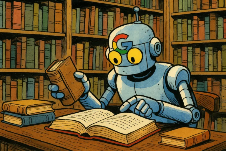 Robot google qui analyse des textes