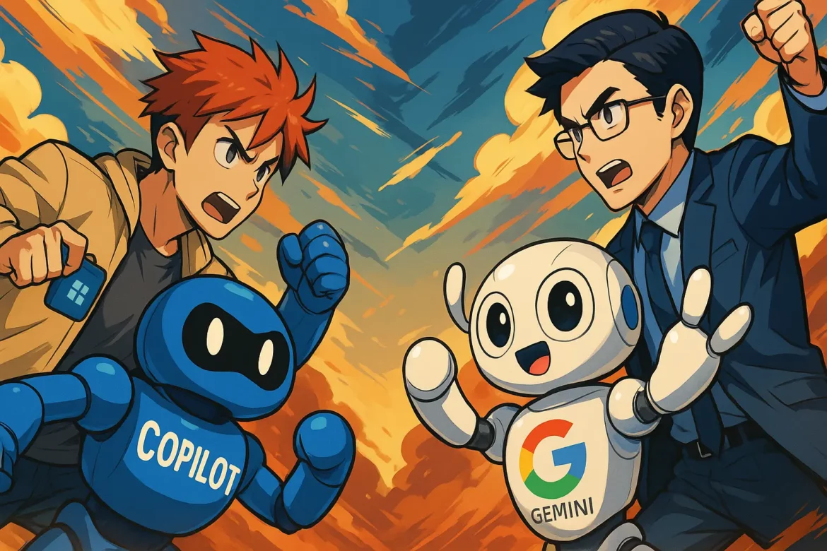 Microsoft vs google, duel de géants