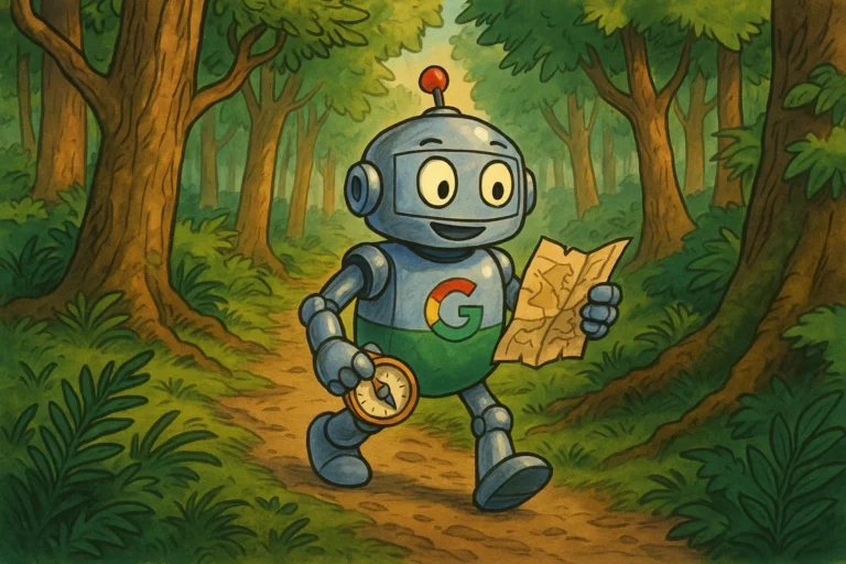 Robot google forêt