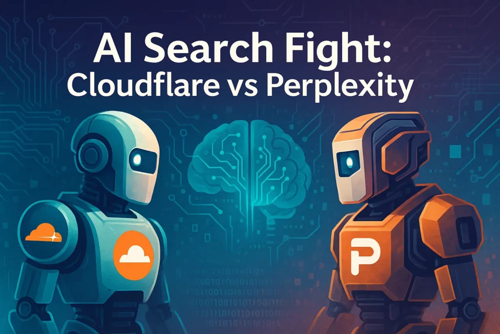 Cloudfare vs perplexity, ai search fight