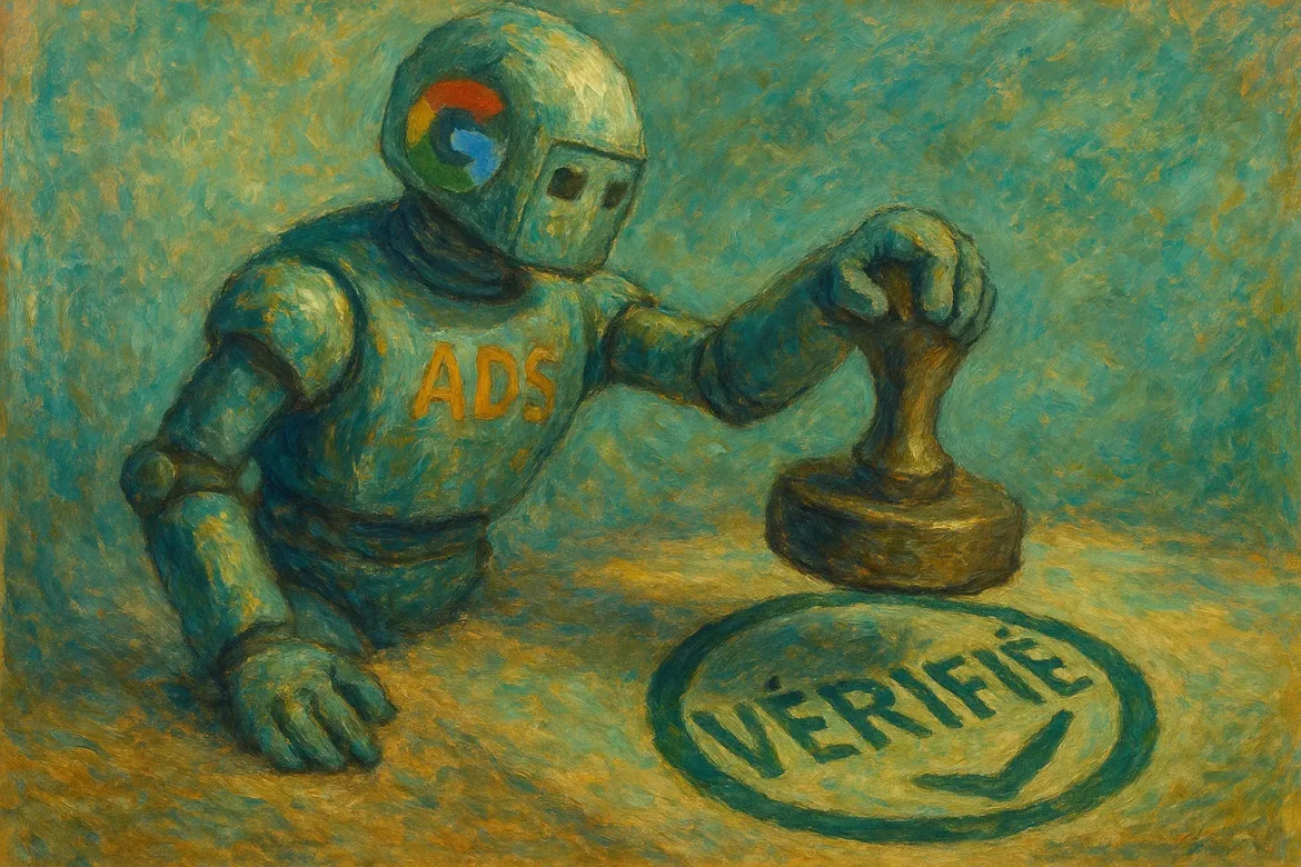 Google badge vérifié