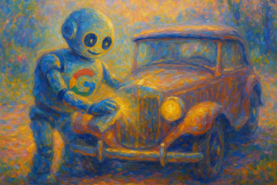 Google fait briller voiture