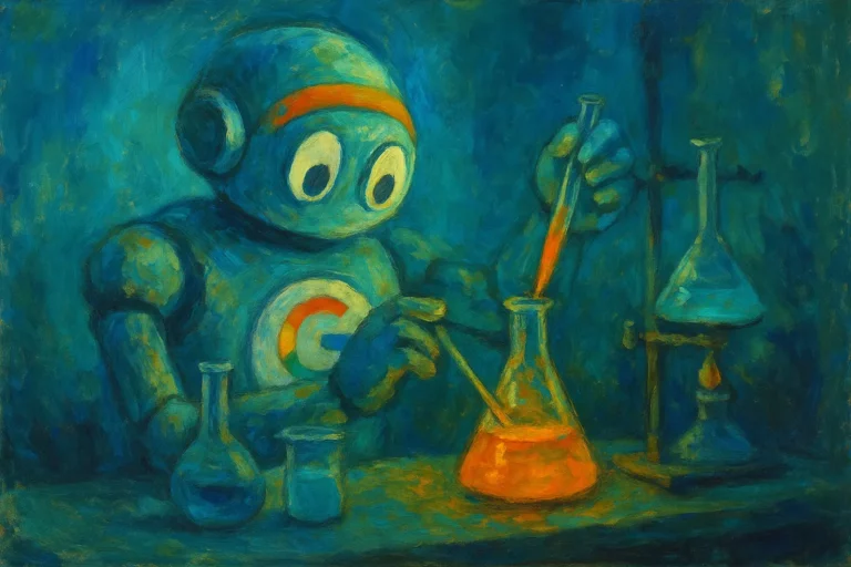 Google qui fait de la chimie