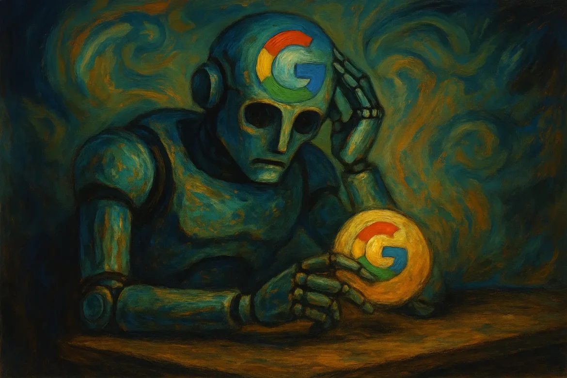 Google qui réfléchit