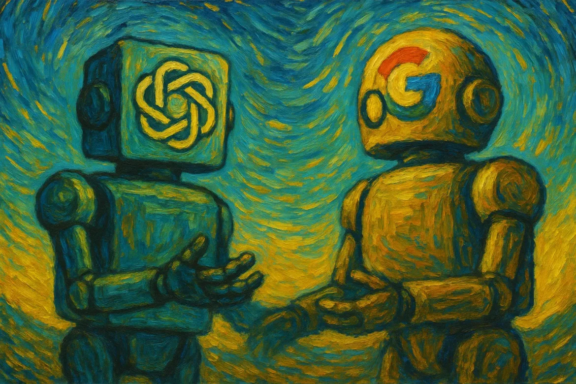 Open AI et Google Open ai et google