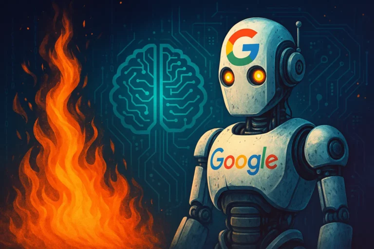 Robot google avec le core update de juin 2025