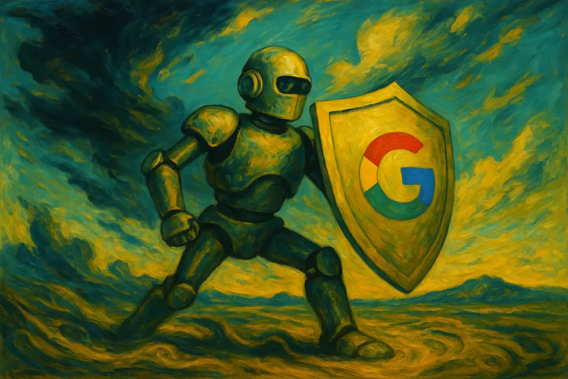Robot google qui se défend