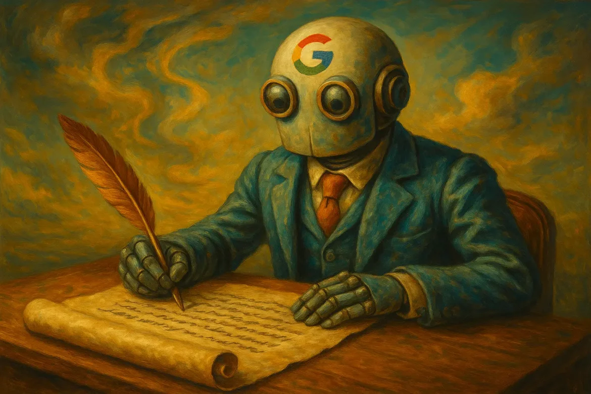 Robot google qui réécrit son règlement