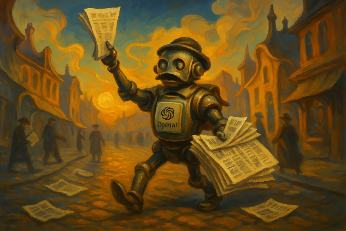 Robot open ai qui distribue les informations