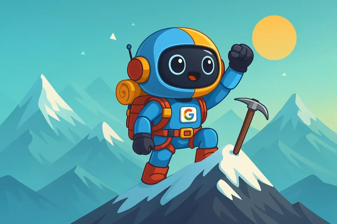 Google qui atteint un sommet Google qui atteint un sommet