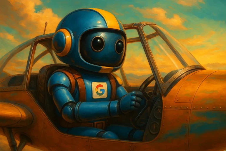 Google qui pilote un avion