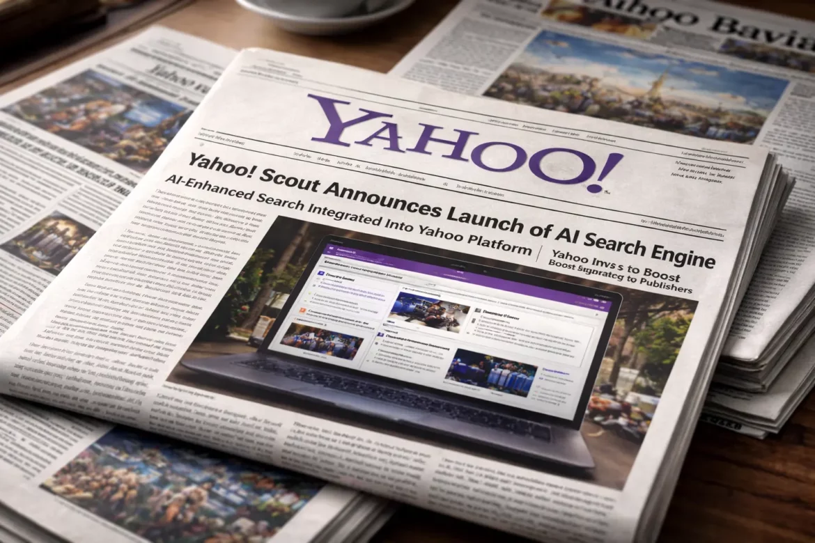 Lancement de Yahoo Scout et IA