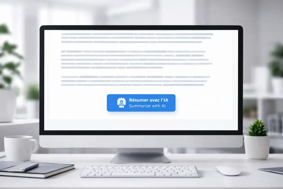 Résumer avec l'IA