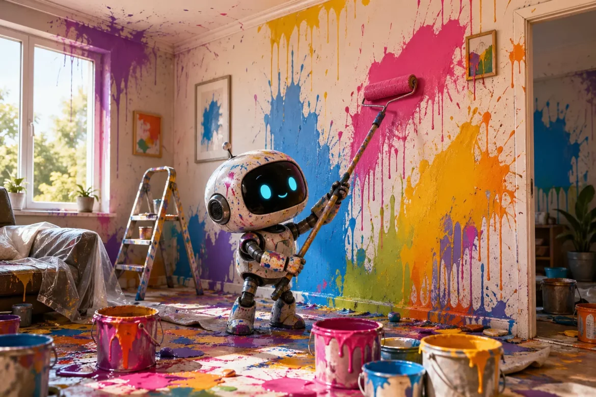 Robot qui peint