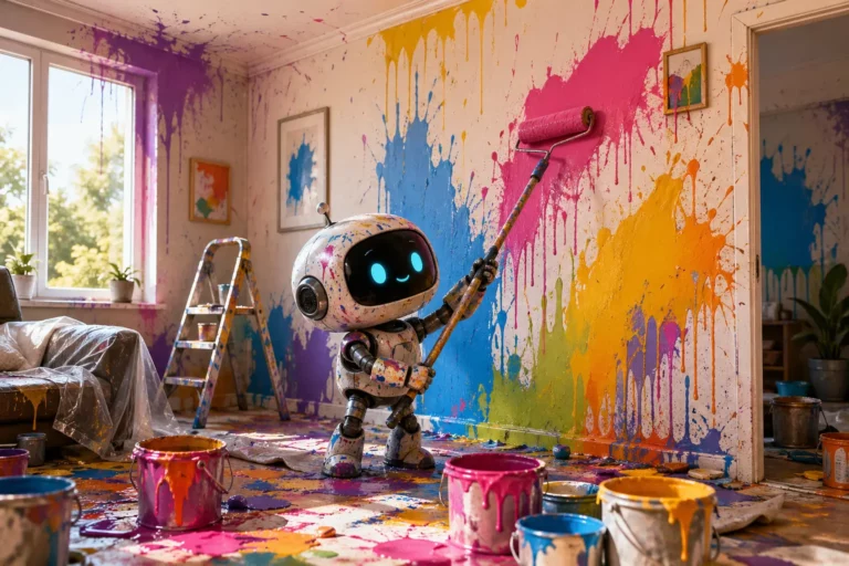 Robot qui peint