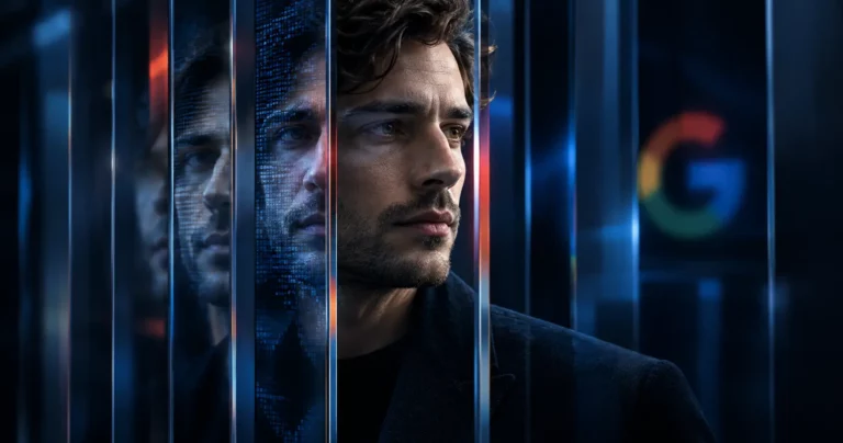 Faux profil d’auteur sous verre