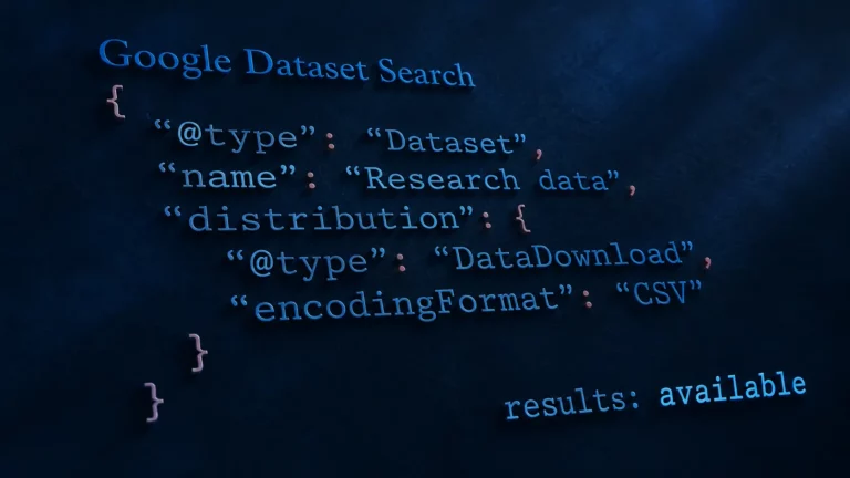Google Dataset Search résultats disponibles